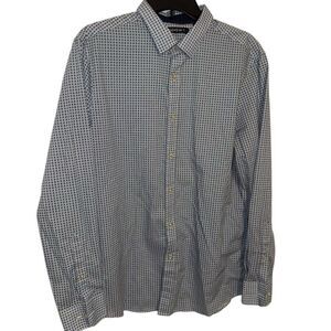 A[X]ist Men's Geometric Multicolor Button Down Shirt Large